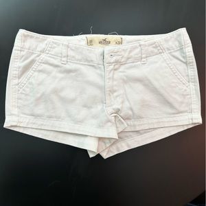 White booty shorts
